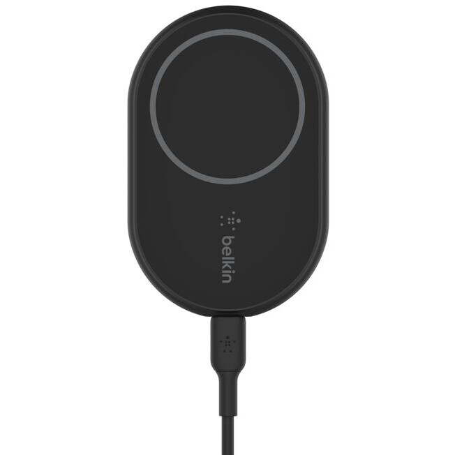 Автомобильный держатель Belkin BoostCharge Magnetic Wireless Car Charger 10W Black (WIC004btBK-NC) - WIC004btBK-NC		 - фото 2