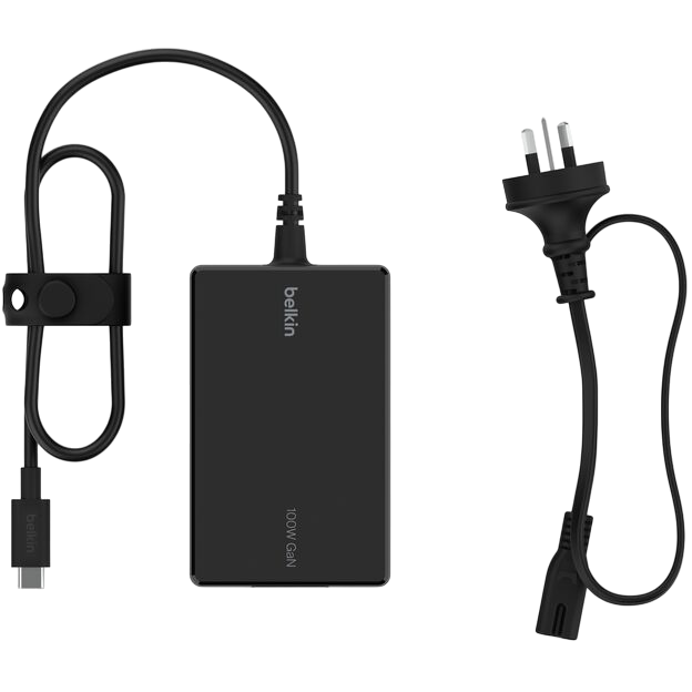 Блок питания для ноутбука Belkin Connect USB-C Core GaN 100W Black - INC016glBK - фото 3