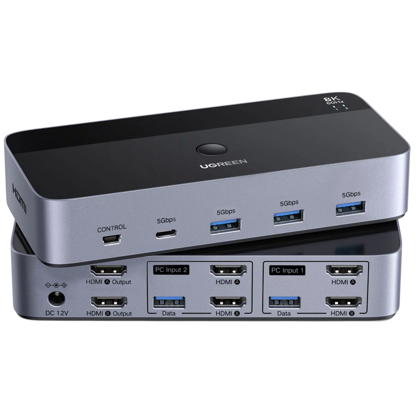 KVM переключатель UGREEN AK703 (85100)