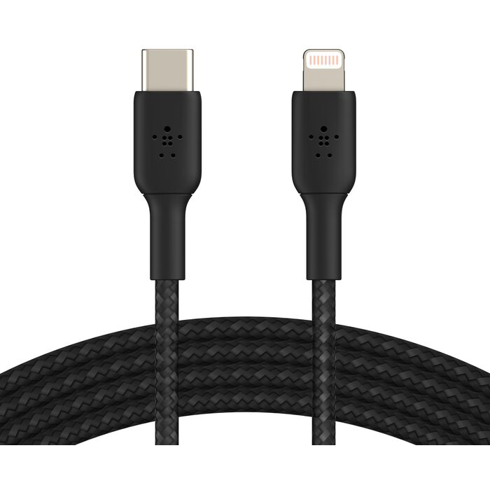 Кабель USB Type-C - Lightning, 1м, Belkin CAA004bt1MBK