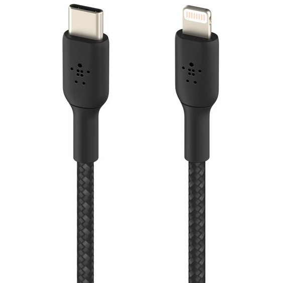 Кабель USB Type-C - Lightning, 1м, Belkin CAA004bt1MBK - фото 3