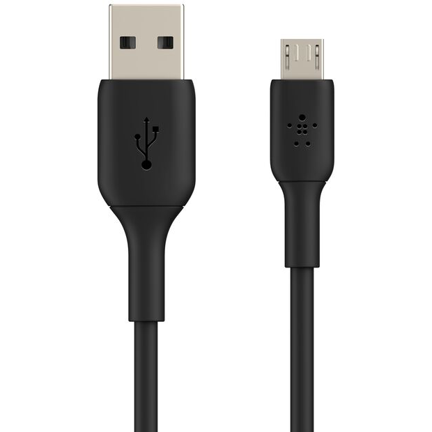 Кабель USB A (M) - microUSB B (M), 1м, Belkin CAB005bt1MBK - фото 2