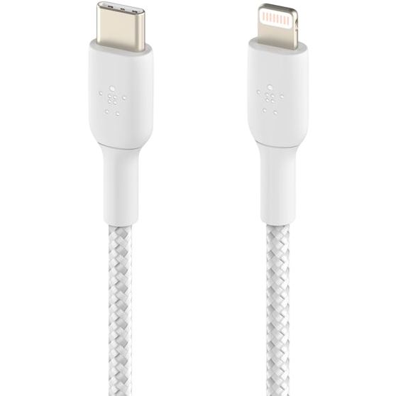 Кабель USB Type-C - Lightning, 1м, Belkin CAA004bt1MWH - фото 3