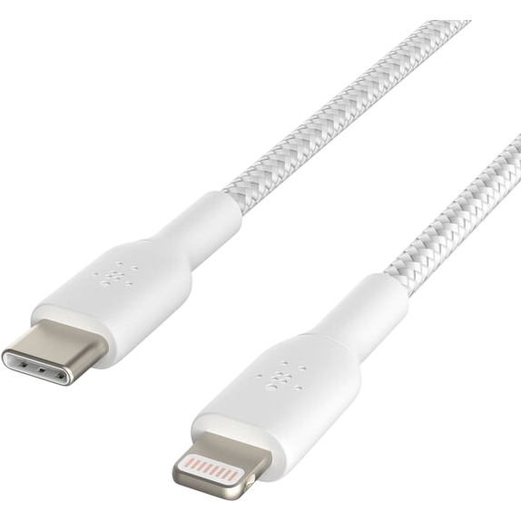 Кабель USB Type-C - Lightning, 1м, Belkin CAA004bt1MWH - фото 4