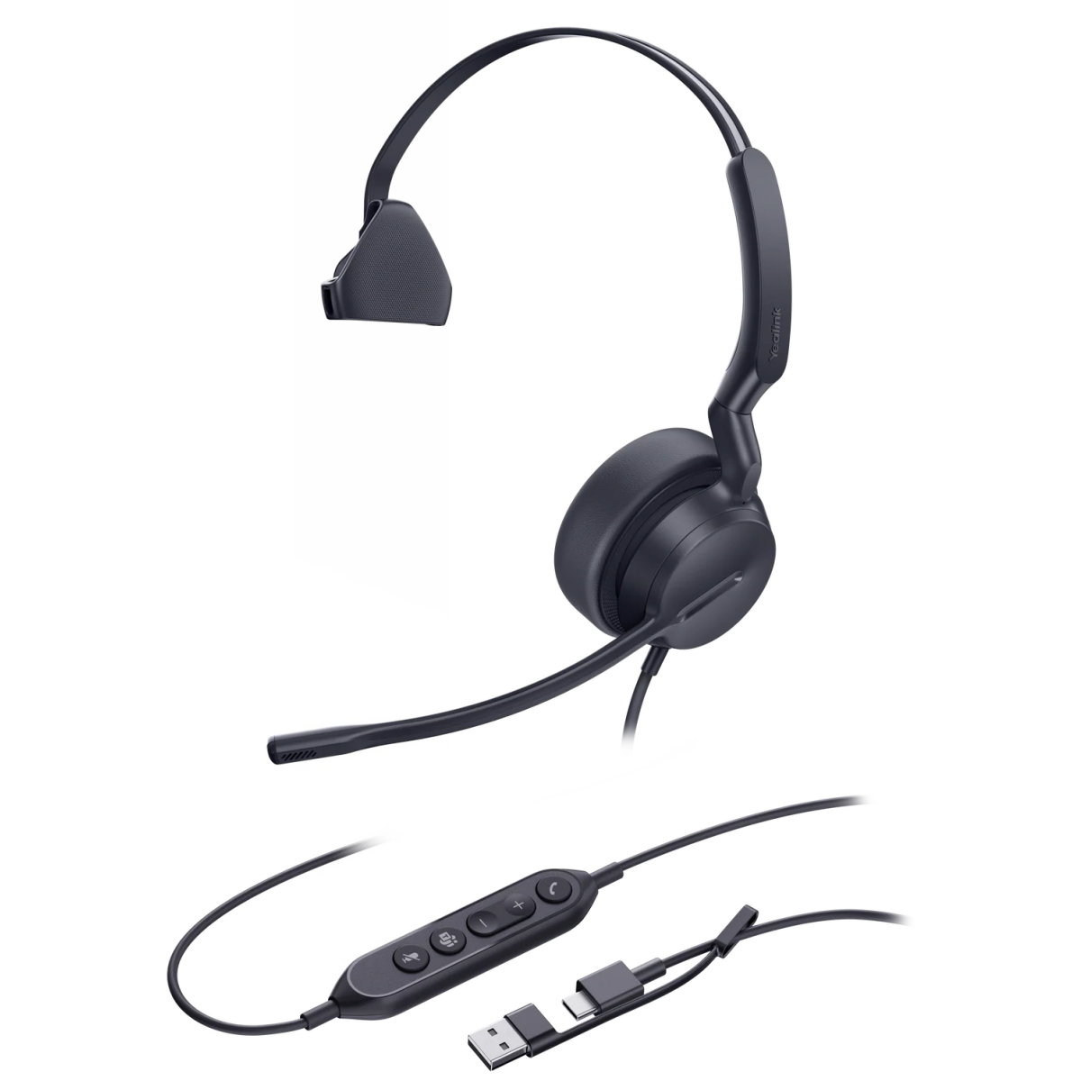 Гарнитура Yealink UH42 Mono UC USB-C/A - 1308217 - фото 2
