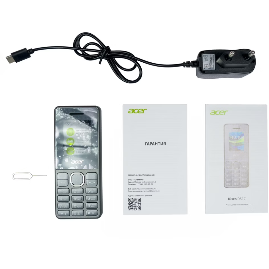 Телефон Acer Disco DS17 Dark Grey - GP.OTH11.06Q - фото 9
