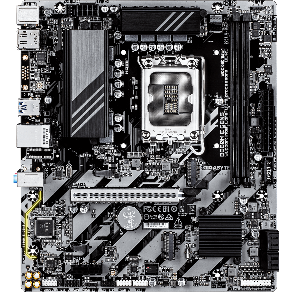 Материнская плата Gigabyte B860M E GEN5