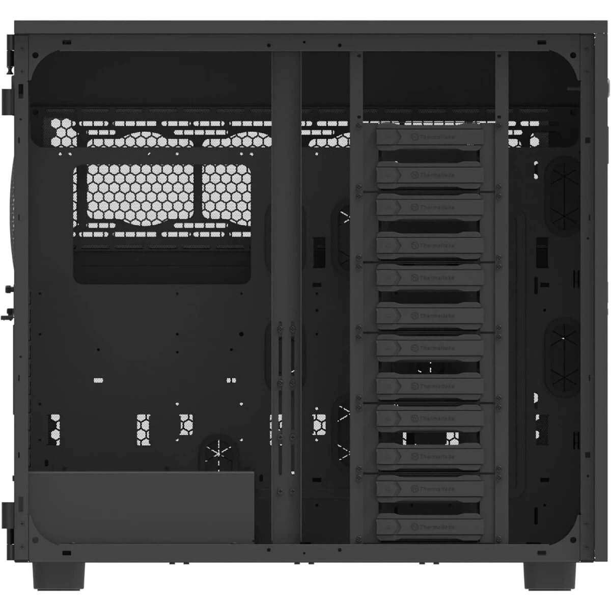 ..... Корпус Thermaltake AX700 TG Black (CA-11B-00F1WN-00) Царапины на корпусе - фото 3