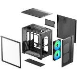 Корпус DeepCool CG590 MESH 2F Black (R-CG590MESH-BKANA2-G)