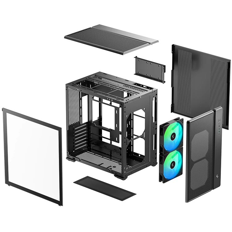 Корпус DeepCool CG590 MESH 2F Black - R-CG590MESH-BKANA2-G - фото 10