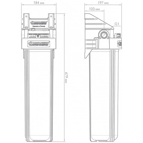 Корпус фильтра Джилекс 1 М 20 - 9059 - фото 4
