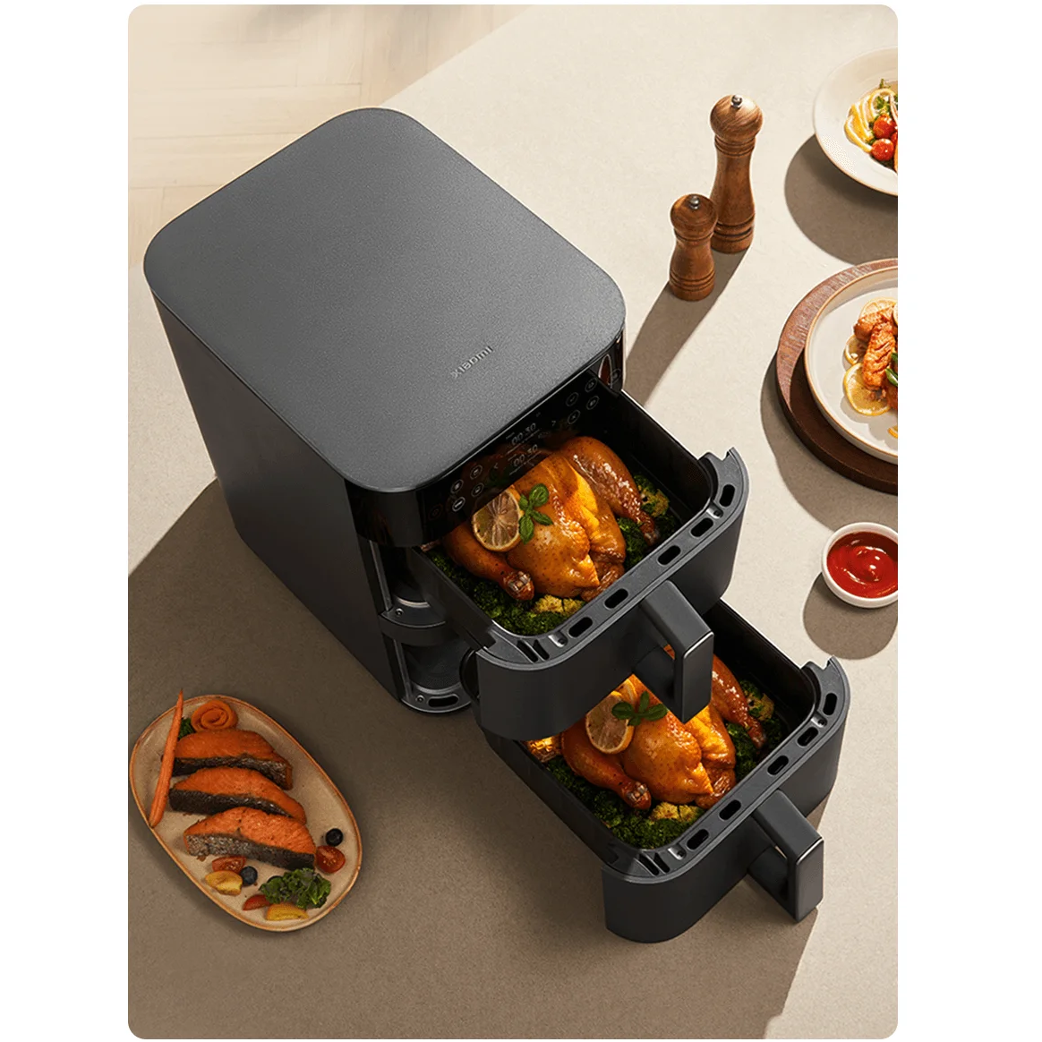 Аэрогриль Xiaomi Smart Double Stack Air Fryer - BHR0883EU - фото 8