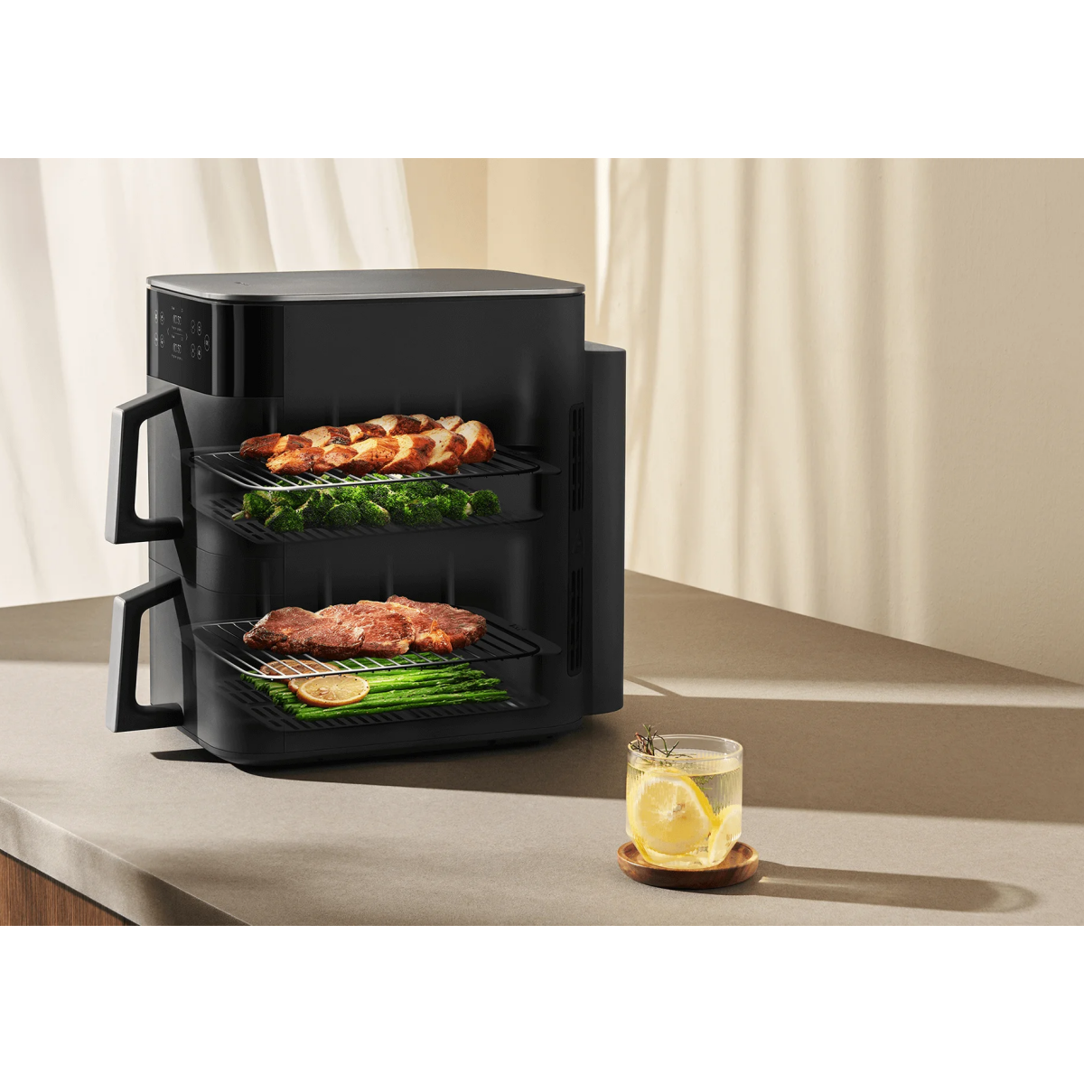 Аэрогриль Xiaomi Smart Double Stack Air Fryer - BHR0883EU - фото 10