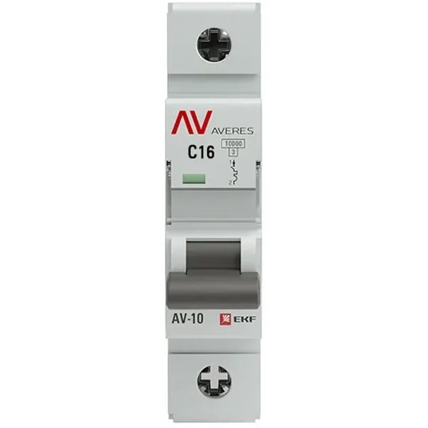 Автоматический выключатель EKF mcb10-1-16C-av - фото 2