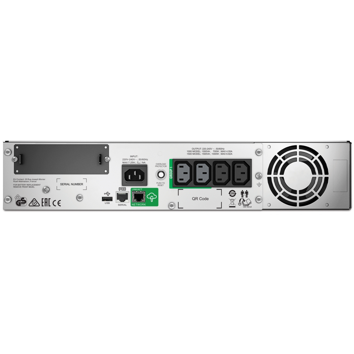 ИБП APC SMT1000RMI2UC Smart-UPS 1000VA - фото 3