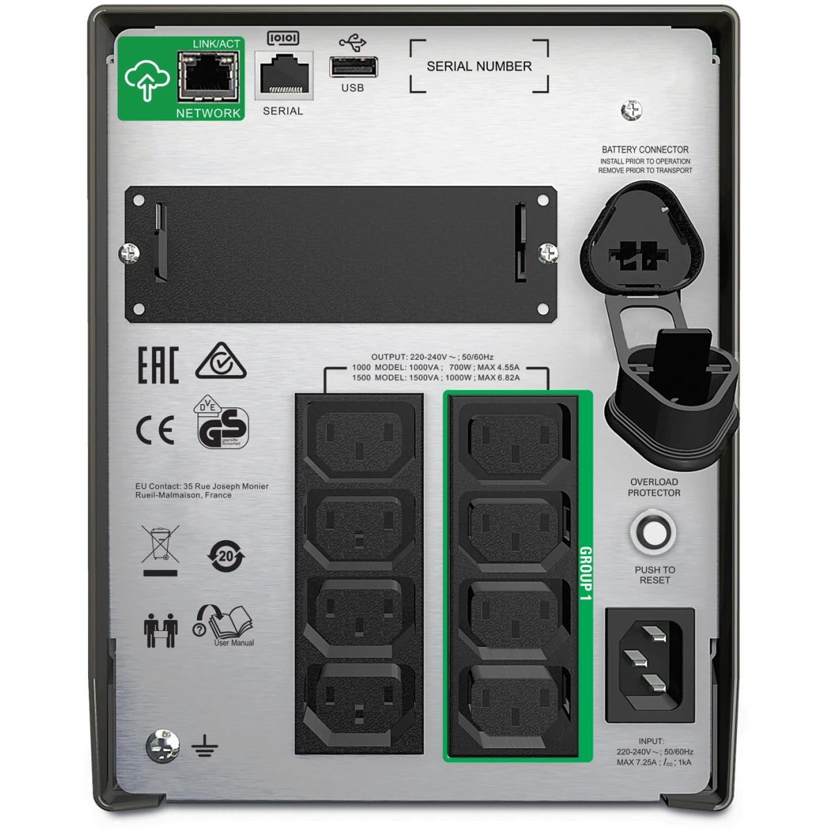 ИБП APC SMT1500IC Smart-UPS 1500VA - фото 2