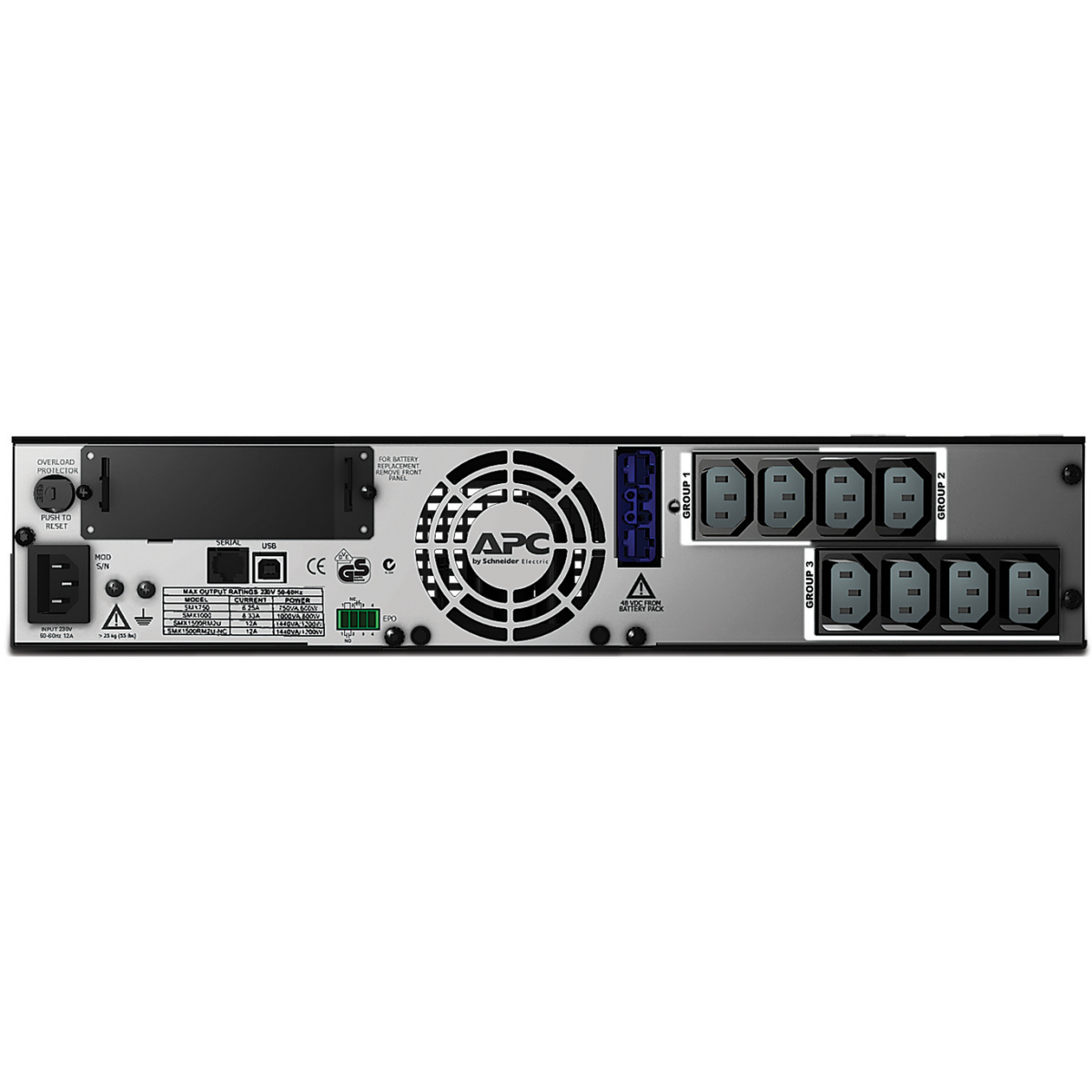 ИБП APC SMX1500RMI2U Smart UPS X 1500VA - фото 3