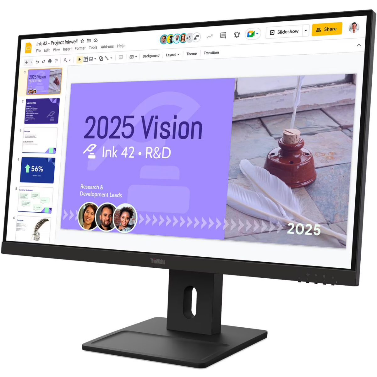 Монитор Lenovo 27" ThinkVision E27q-40 (64BDGAT4UK) - фото 2