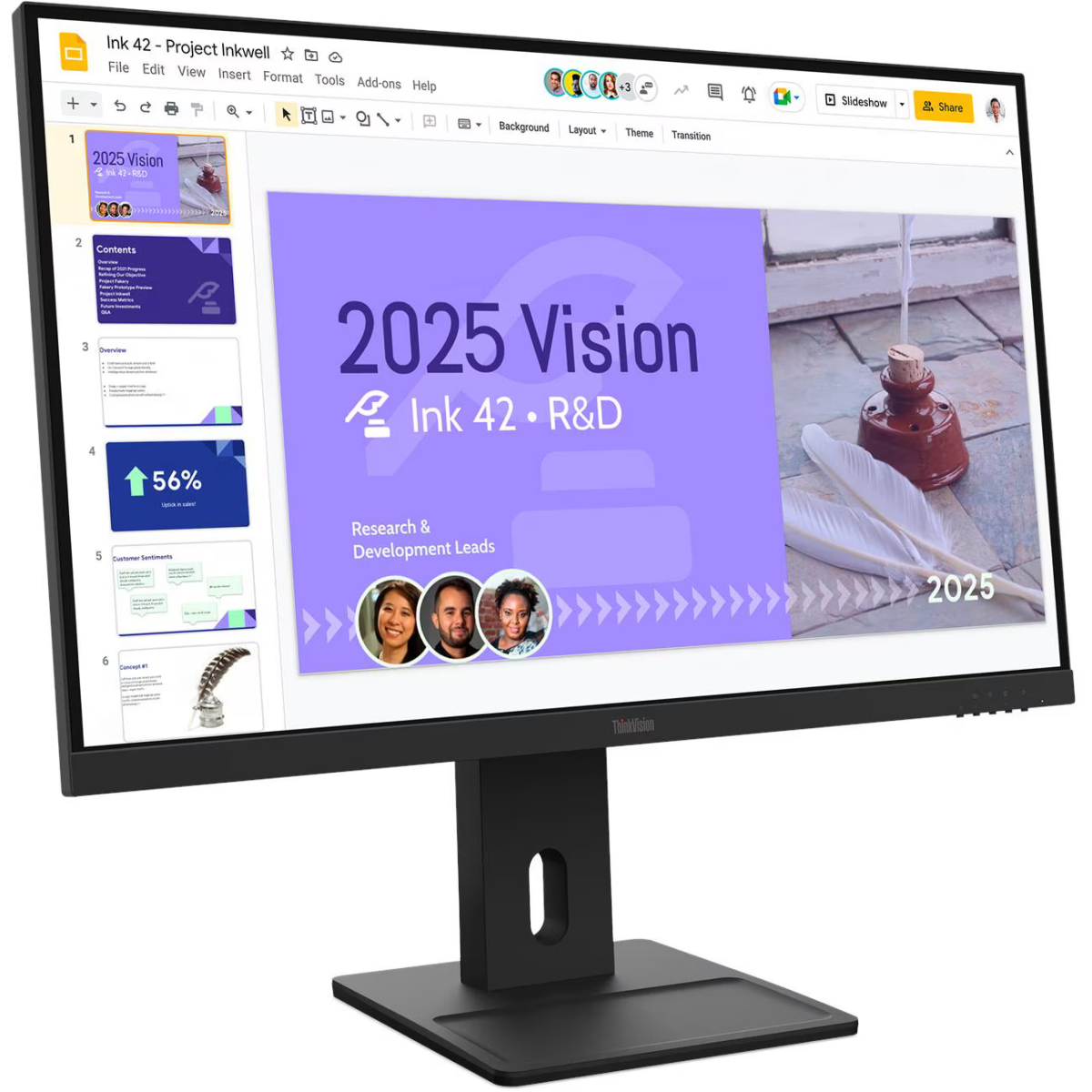 Монитор Lenovo 27" ThinkVision E27q-40 (64BDGAT4UK) - фото 3