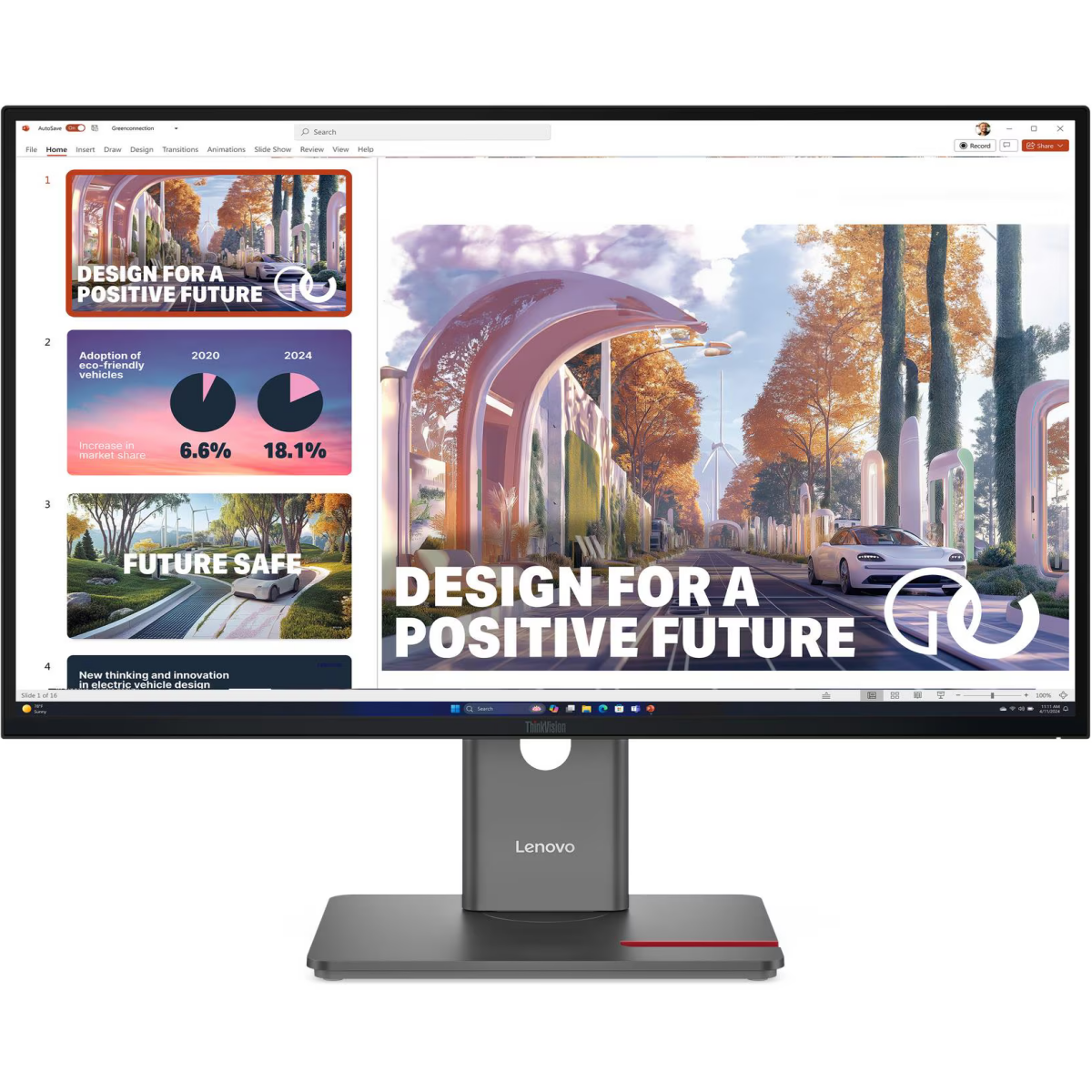 Монитор Lenovo 27" ThinkVision P27QD-40 (64B3GAT2UK)