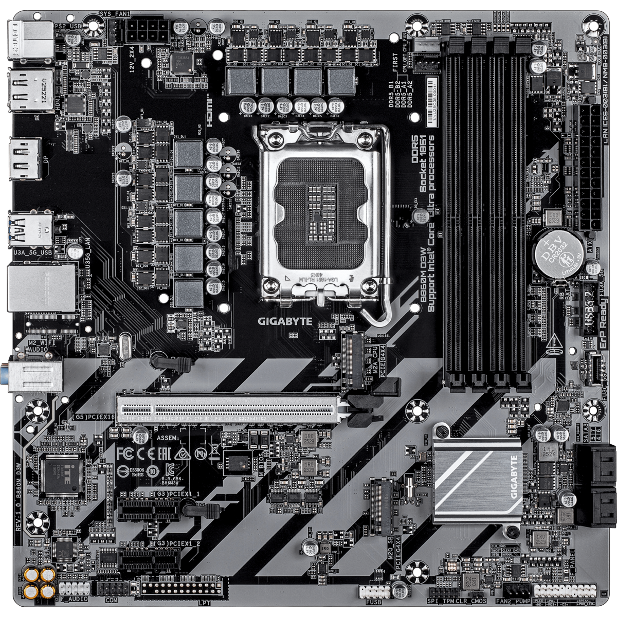 Материнская плата Gigabyte B860M D3W