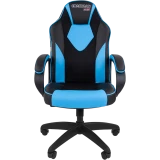 Игровое кресло Chairman Game 17 Black/Blue (00-07213496)