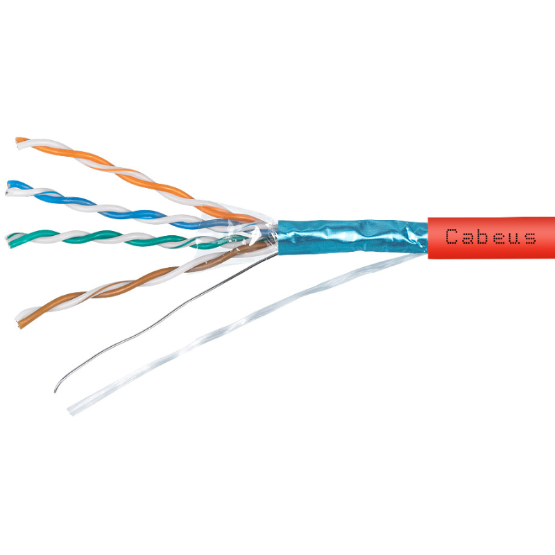 Бухта Cabeus FTP-4P-Cat.5e-SOLID-LSZH-RD, 305м