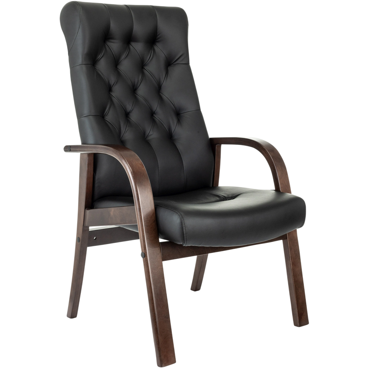 Офисное кресло Бюрократ T-9928 Walnut CF Black - T-9928WALNUT-CF/B