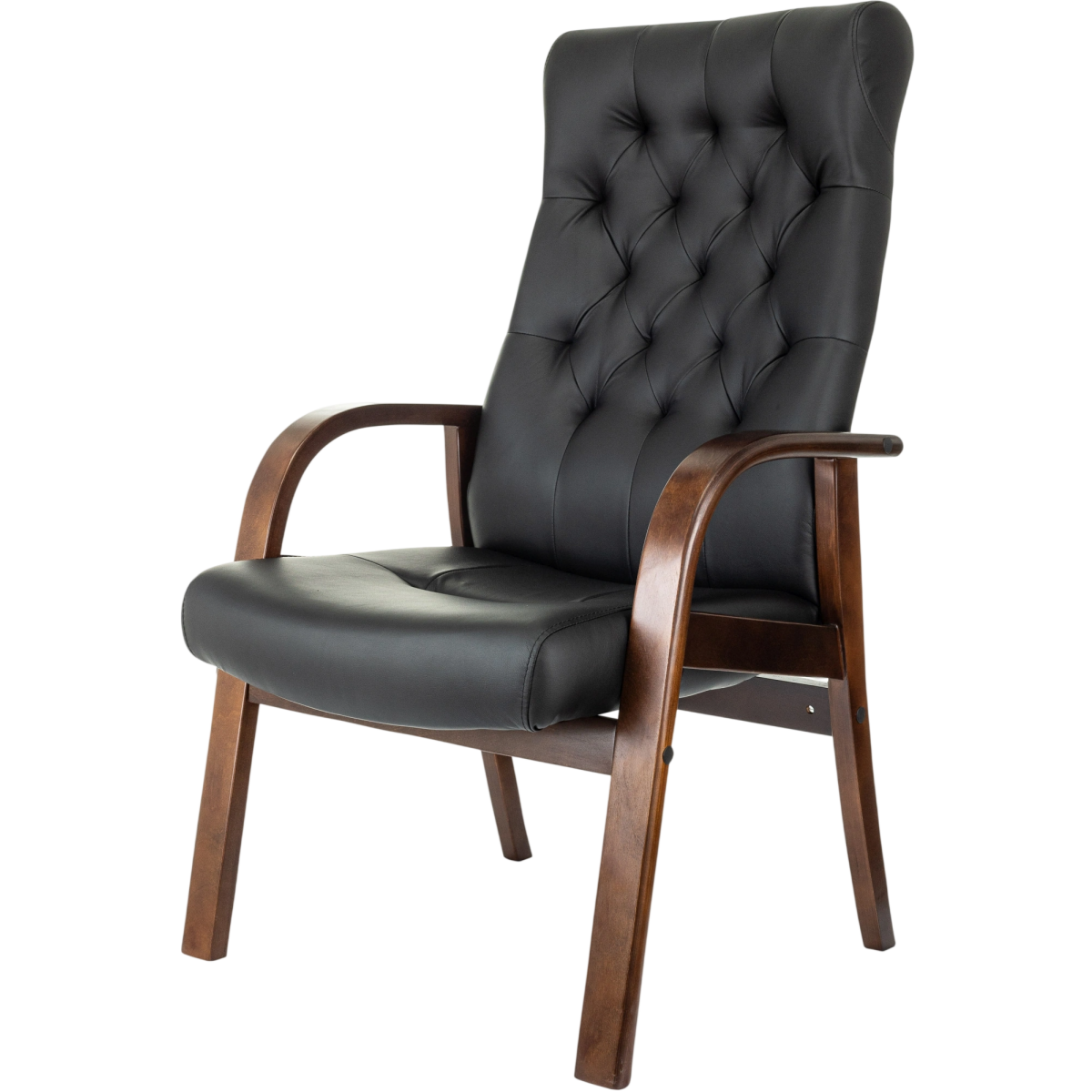 Офисное кресло Бюрократ T-9928 Walnut CF Black - T-9928WALNUT-CF/B - фото 3