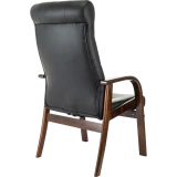 Офисное кресло Бюрократ T-9928 Walnut CF Black (T-9928WALNUT-CF/B)