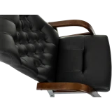 Офисное кресло Бюрократ T-9928 Walnut CF Black (T-9928WALNUT-CF/B)