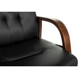 Офисное кресло Бюрократ T-9928 Walnut CF Black (T-9928WALNUT-CF/B)