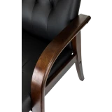 Офисное кресло Бюрократ T-9928 Walnut CF Black (T-9928WALNUT-CF/B)