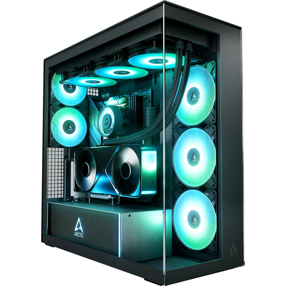 Корпус Arctic Xtender VG Clear Black - ACPCC00024A - фото 8