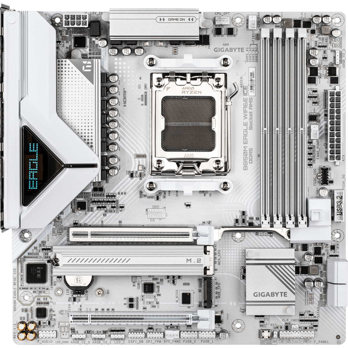 Материнская плата Gigabyte B850M EAGLE WIFI6E ICE (rev. 1.1)