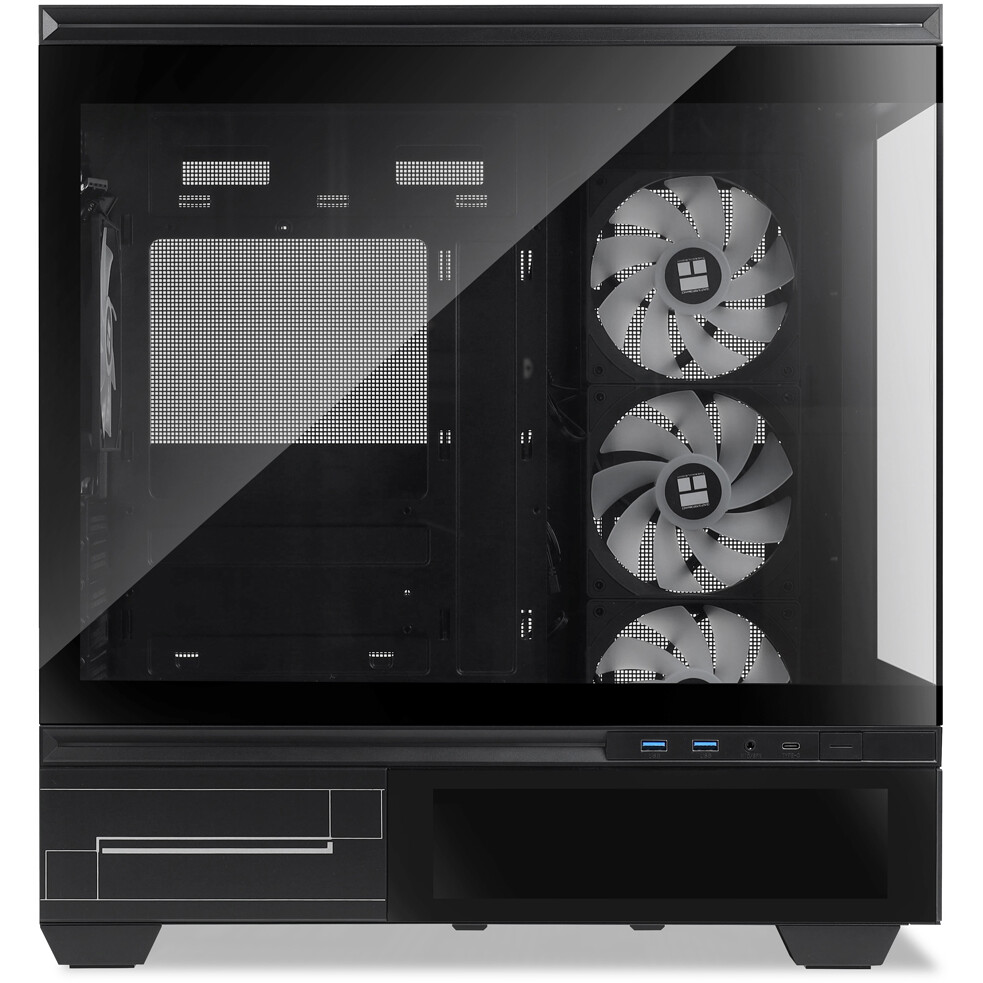 Корпус Thermalright M10 Vision FAN4-C Black - TL-M10 Vision Black FAN4-C - фото 3