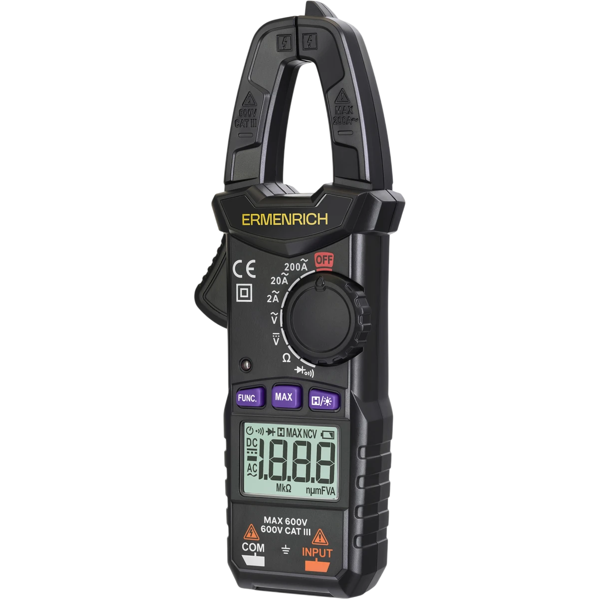Токоизмерительные клещи ERMENRICH Ping MK10 Purple - 86322 - фото 2