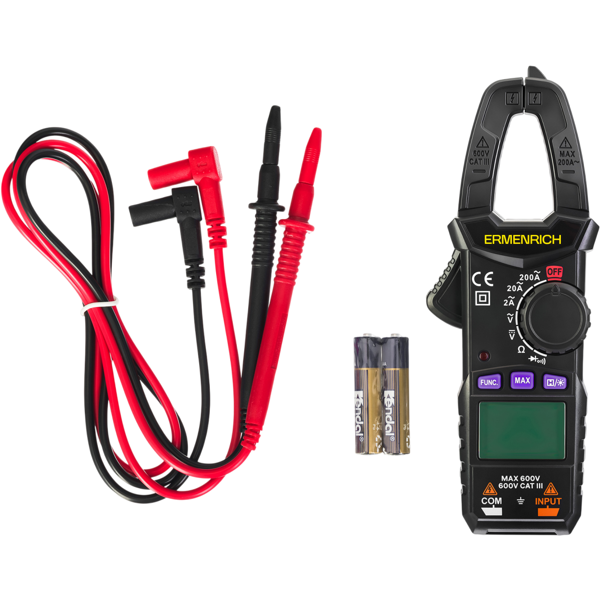 Токоизмерительные клещи ERMENRICH Ping MK10 Purple - 86322 - фото 8