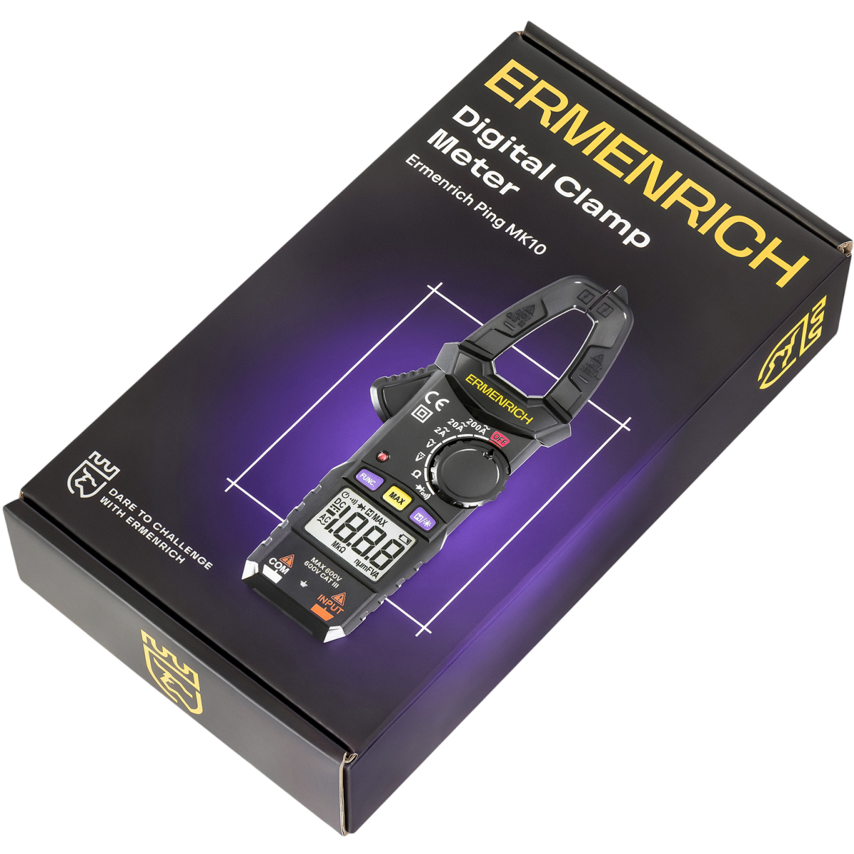 Токоизмерительные клещи ERMENRICH Ping MK10 Purple - 86322 - фото 9