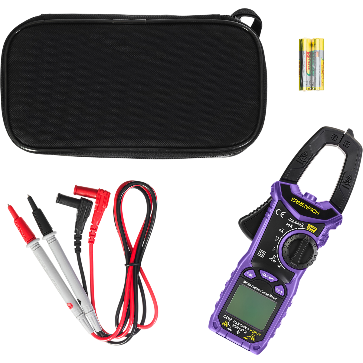 Токоизмерительные клещи ERMENRICH Ping MK20 - 86323 - фото 10