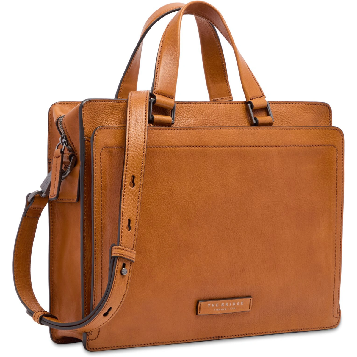 Сумка для ноутбука The Bridge Leone Soft Brown - 063026D3/74 - фото 2