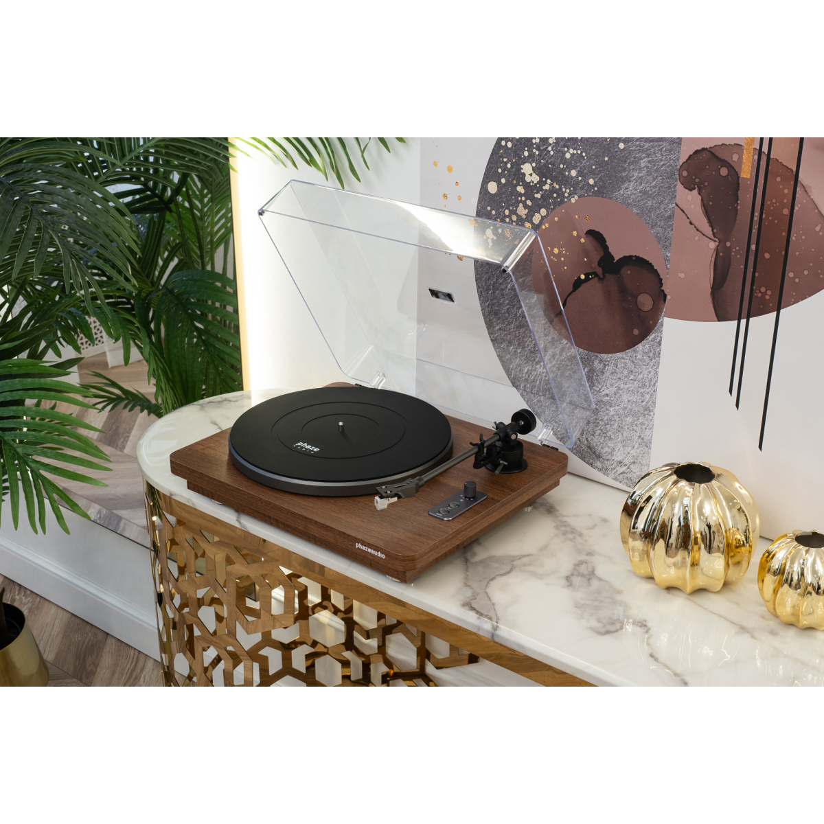 Виниловый проигрыватель Phaze Audio Diana MK2 Walnut - PA1246 - фото 7
