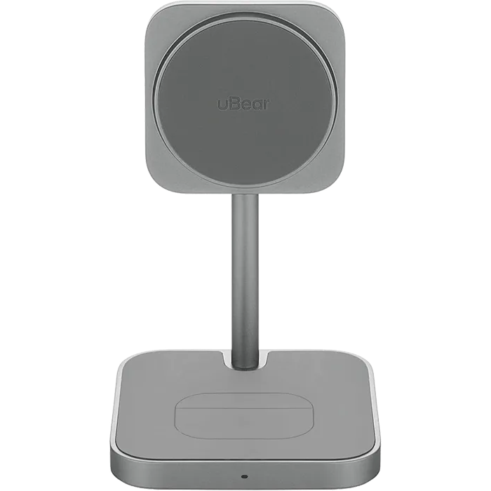 Беспроводное зарядное устройство uBear Evoke Grey + Type-C Cable - WL25SG31EV-AW - фото 2