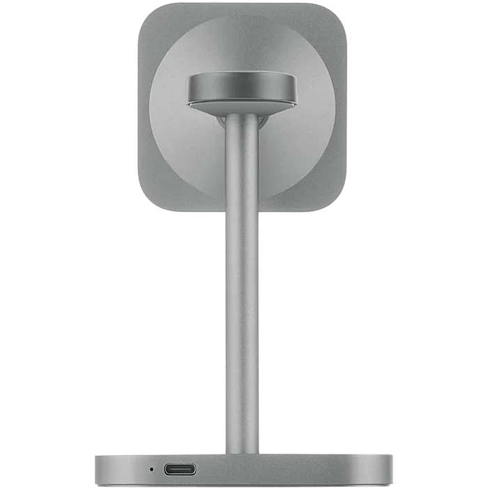 Беспроводное зарядное устройство uBear Evoke Grey + Type-C Cable - WL25SG31EV-AW - фото 3