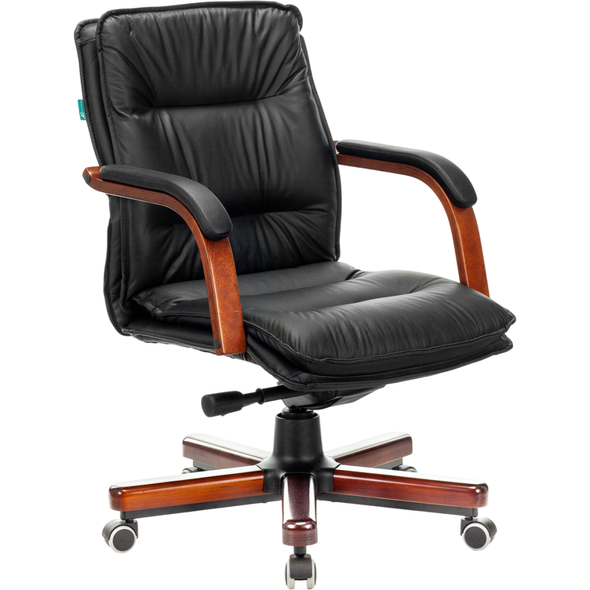 Офисное кресло Бюрократ T-9927WALNUT-LOW Black - T-9927WALNUT-LOW/BL