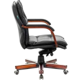 Офисное кресло Бюрократ T-9927WALNUT-LOW Black (T-9927WALNUT-LOW/BL)