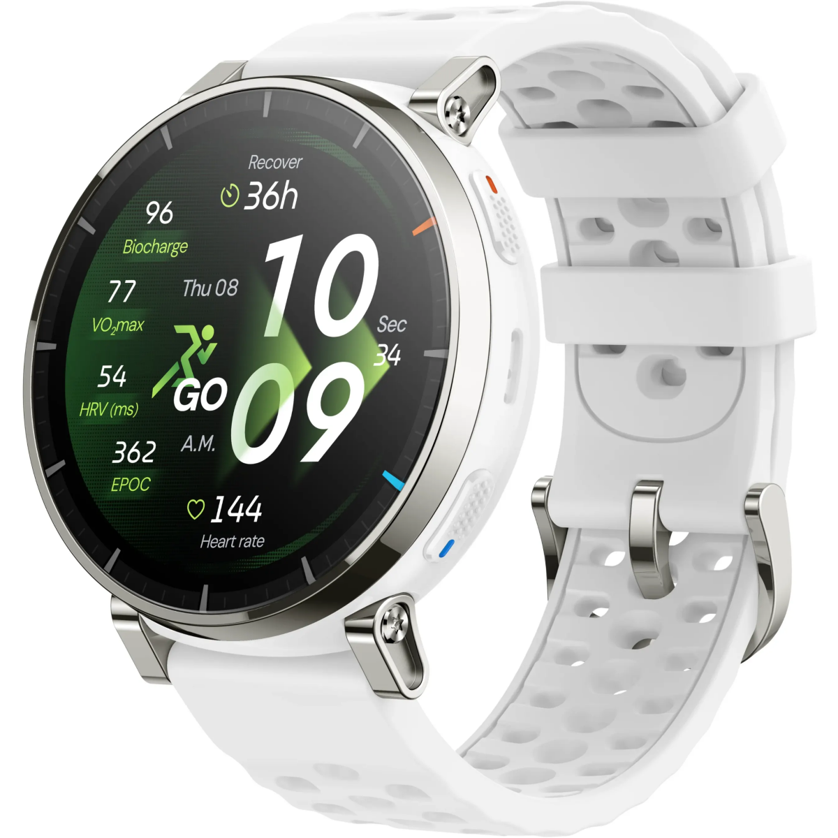 Умные часы Amazfit Active 3 Premium Aero White - A2559