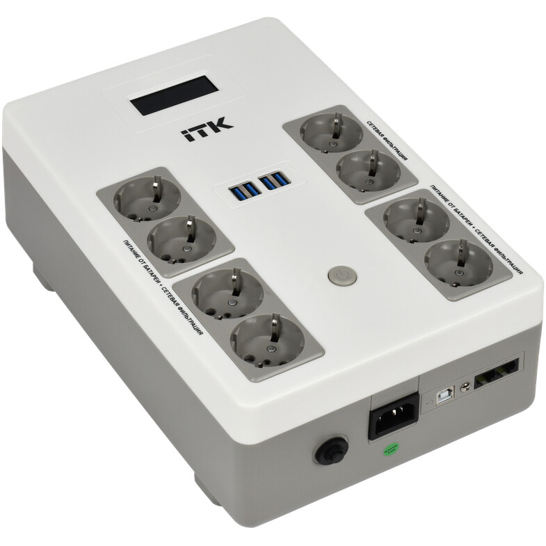ИБП ITK EST8-600VA-1-001-L