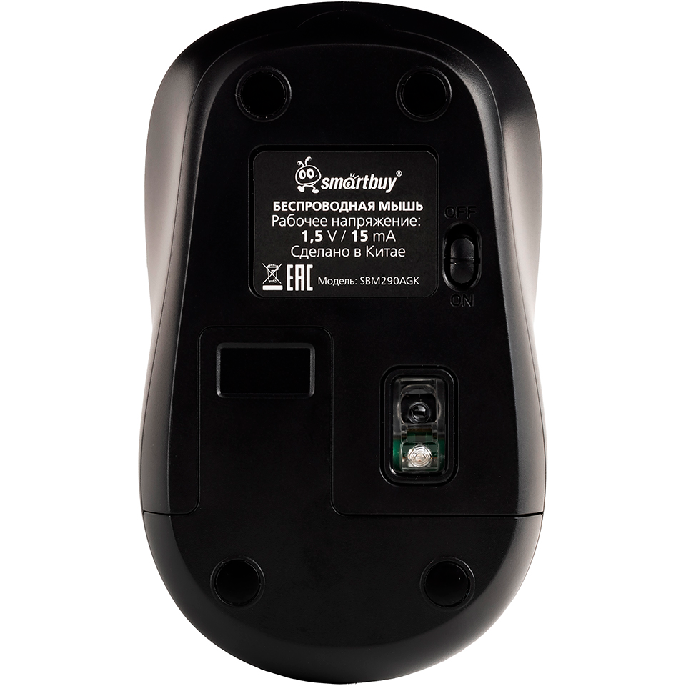 Мышь SmartBuy One 290AG Black - SBM290AGK - фото 4