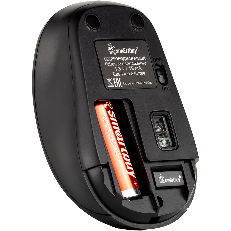 Мышь SmartBuy One 290AG Black - SBM290AGK - фото 6